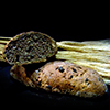 Pan integral de nueces y pasas, panadería artesanal México